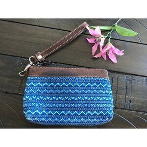 Mayan Hands Clutch With Wrist Strap